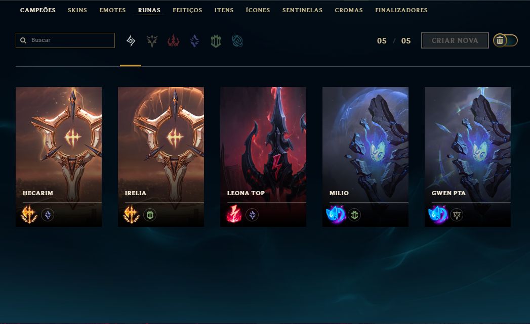 CONTA LOL - ESMERALDA 4 - 392 SKINS - LEVEL 589