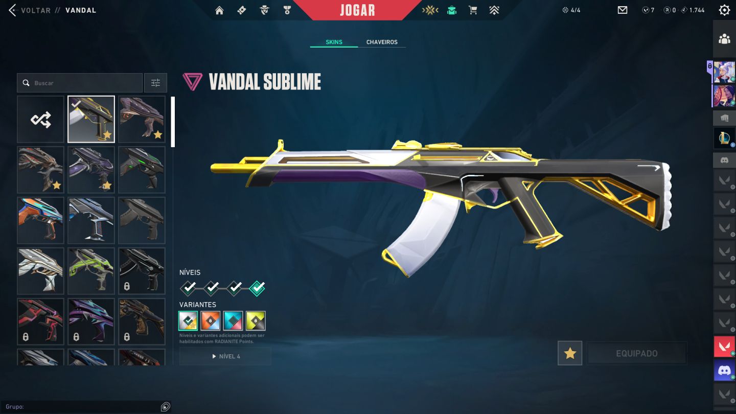 Varias vandal, e varias facas.