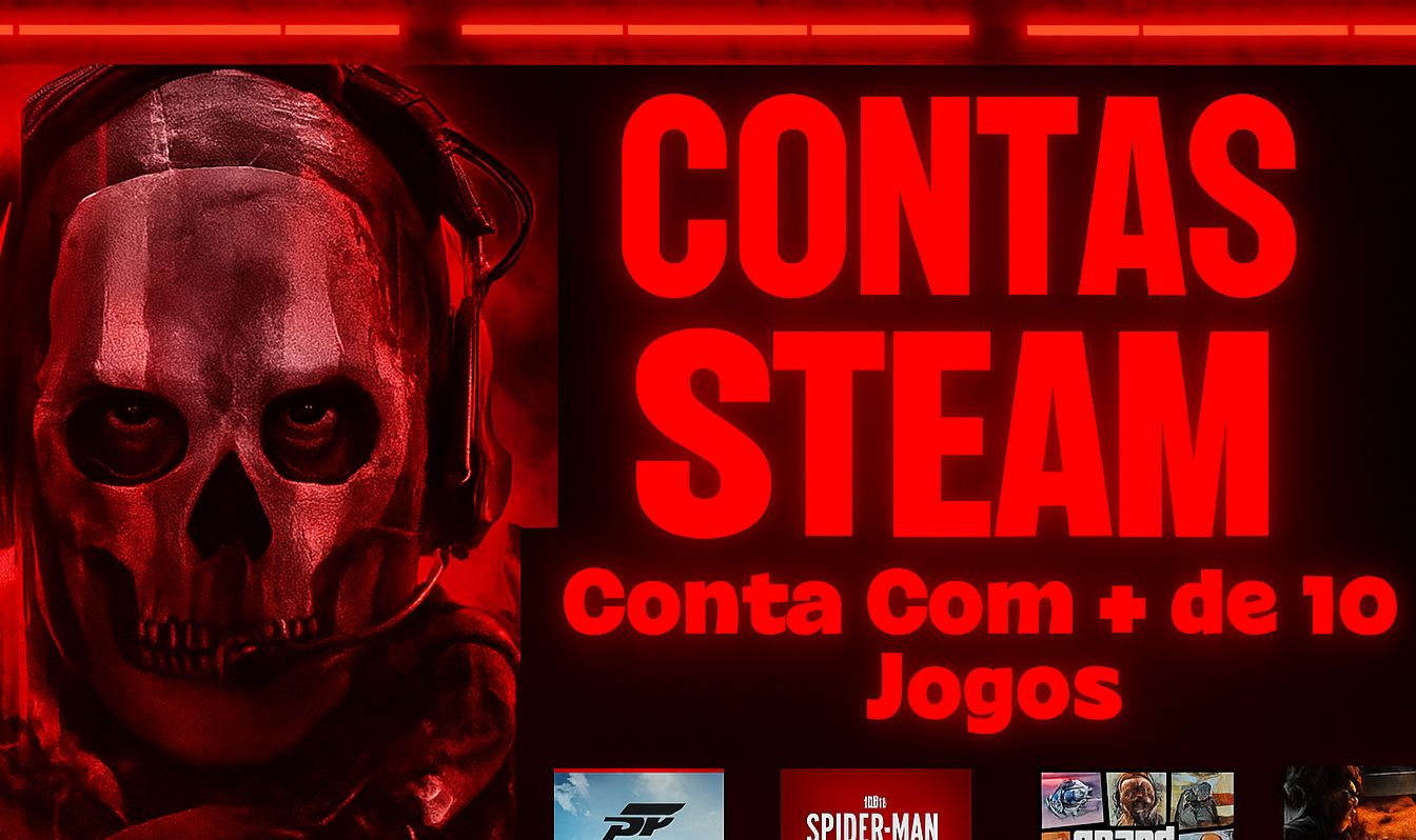 [ MEGA PROMOÇÃO] Conta Steam com 10+ jogos - Somente Sua (FA - Full Acesso)