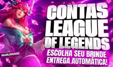 CONTA LEAGUE OF LEGENDS, LOL - IDADE VERIFICADA, SMURF, RANKED FULL ACESSO SKINS