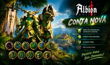 [PROMOÇÃO] CONTA ALBION ONLINE COM SKINS