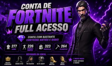 CONTA RARA DE FORTNITE À VENDA + PACOTE DE FUNDADOR + FARM DE VBUCKS