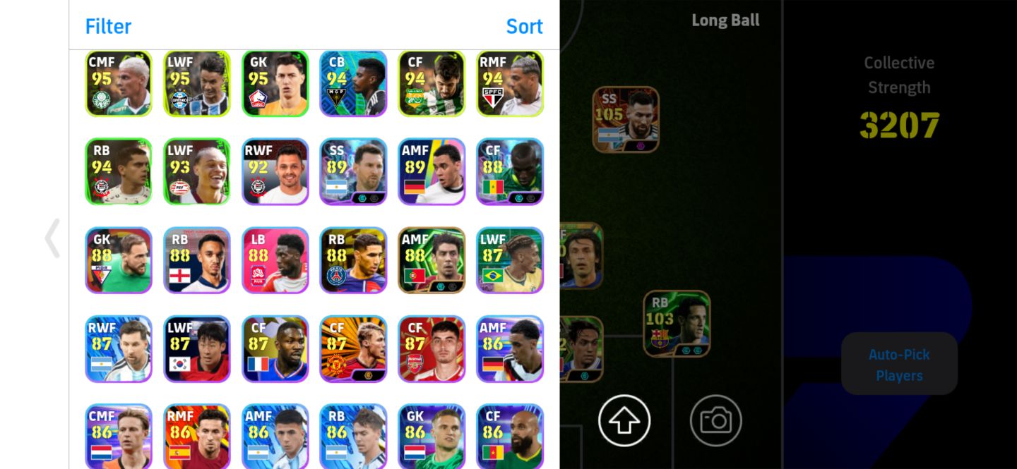 Conta Efootball Mobile RARA, RARÍSSIMA (Konami ID perdido, somente Game Center)