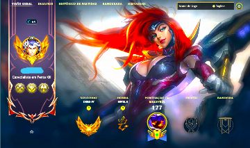 MISS FORTUNE SKIN ULTIMATE + [ CONTA OURO COM MMR ALTÍSSIMO ] + [ TROCA NICK ]