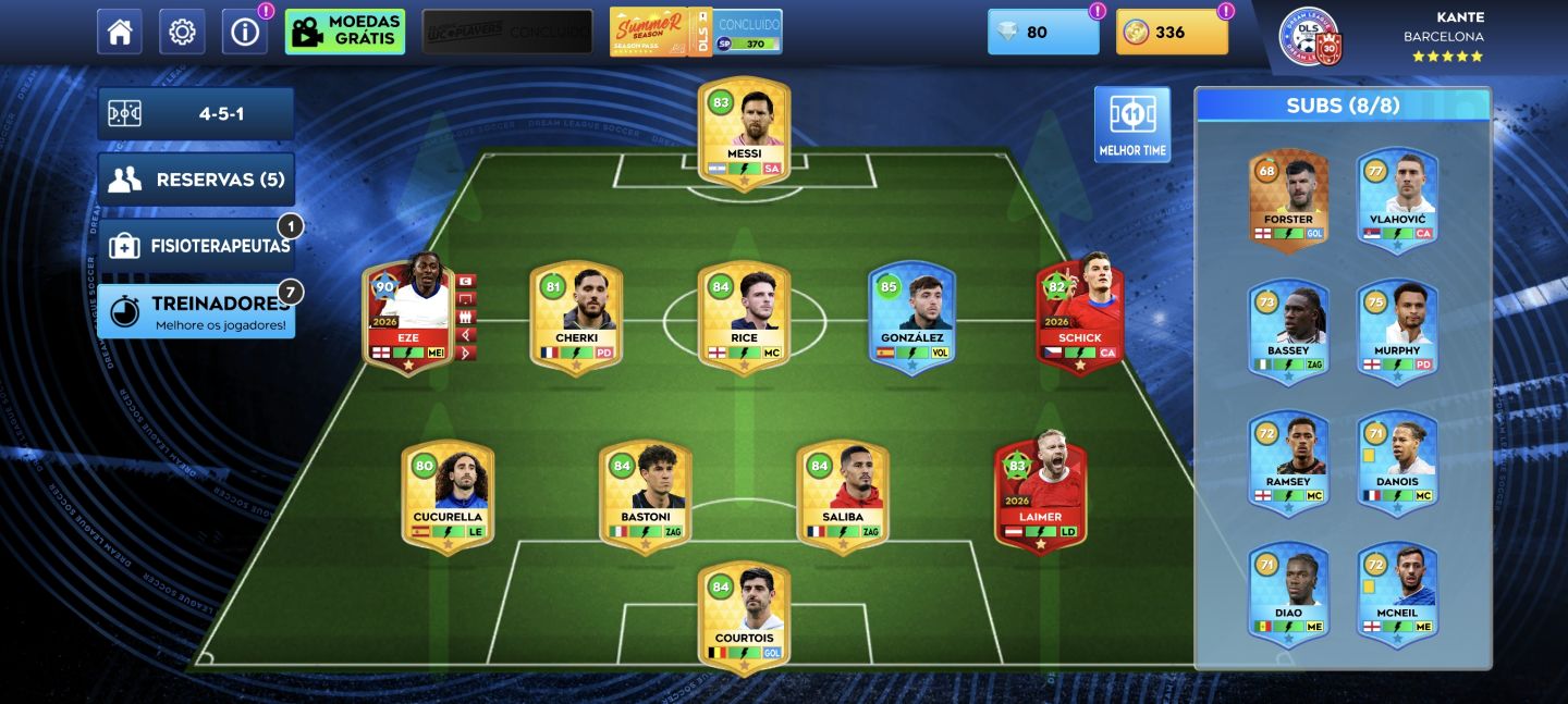 Time dream league 5 estrelas (Dsl2026)