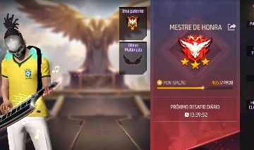 CONTA FREE FIRE MESTRE DE HONRA