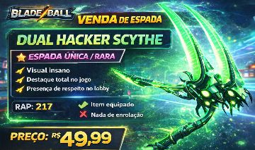 DUAL HACKER SCYTHE MELHOR PREÇO