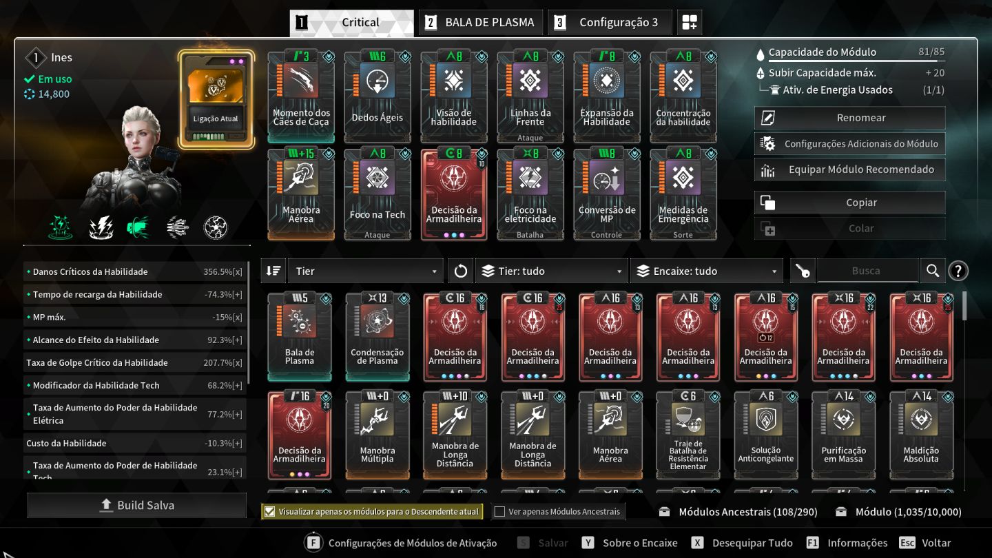 CONTA ENDGAME THE FIRST DESCENDANT | RANK 28 - 13 DESCENDANT FULL BUILD