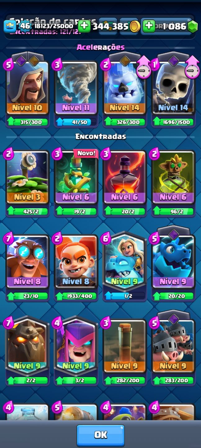 CONTA CLASH ROYALE, LEVEL 46, 8800 TROFÉIS, VISUAIS DE TORRE E MUITO MAIS...