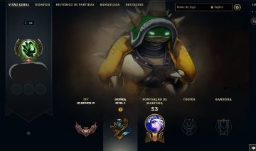 CONTA DE LOL 2012 - 47 SKINS - LVL 32 - SENTINELA DA RIOT E RAMMUS REI!! RARA