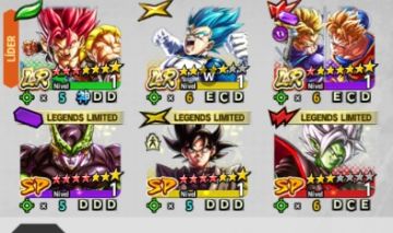 Dragon ball legends, Conta Full meta PvP, 3 Lr + LFS estrelados