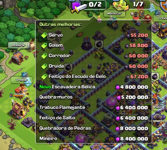 CONTA CLASH OF CLANS CV15 FULL
