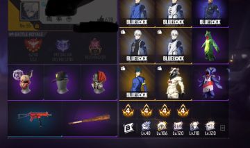 1,2,3,4 Passe+BlueLock+2 Animação Conta Falida Free Fire