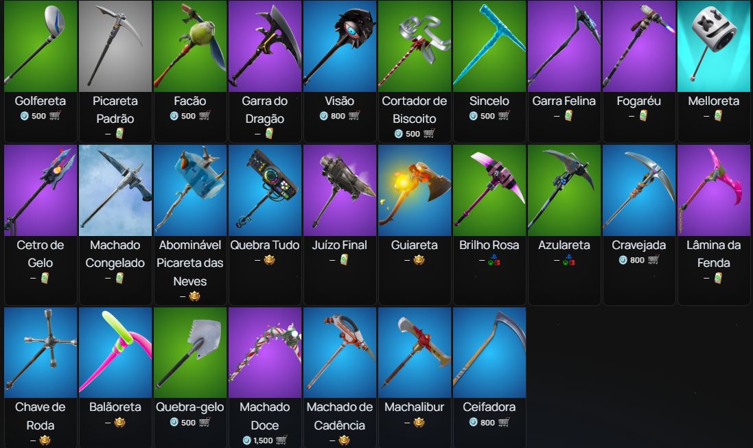 Conta de fortnite com mtas skins raras, tendo season 2 (preço negociavel)