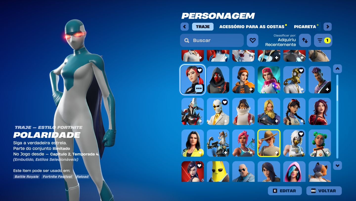 Conta fortnite (Salve o Mundo Fundador) (Troca de E-mail Disponivel)