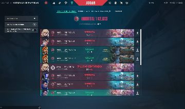 CONTA VALORANT IMORTAL 1 (MMR RADIANTE)
