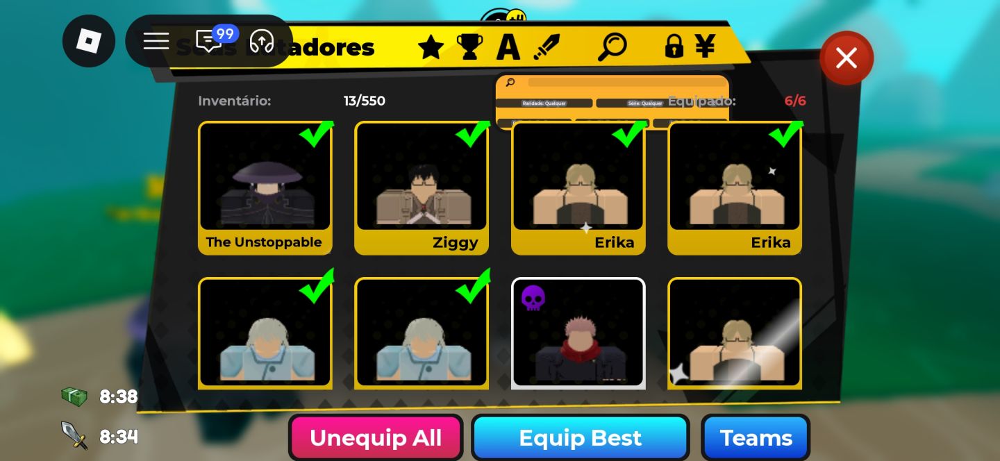 CONTA ANIME FIGHTERS UPD LUCKY EXTRA!!!