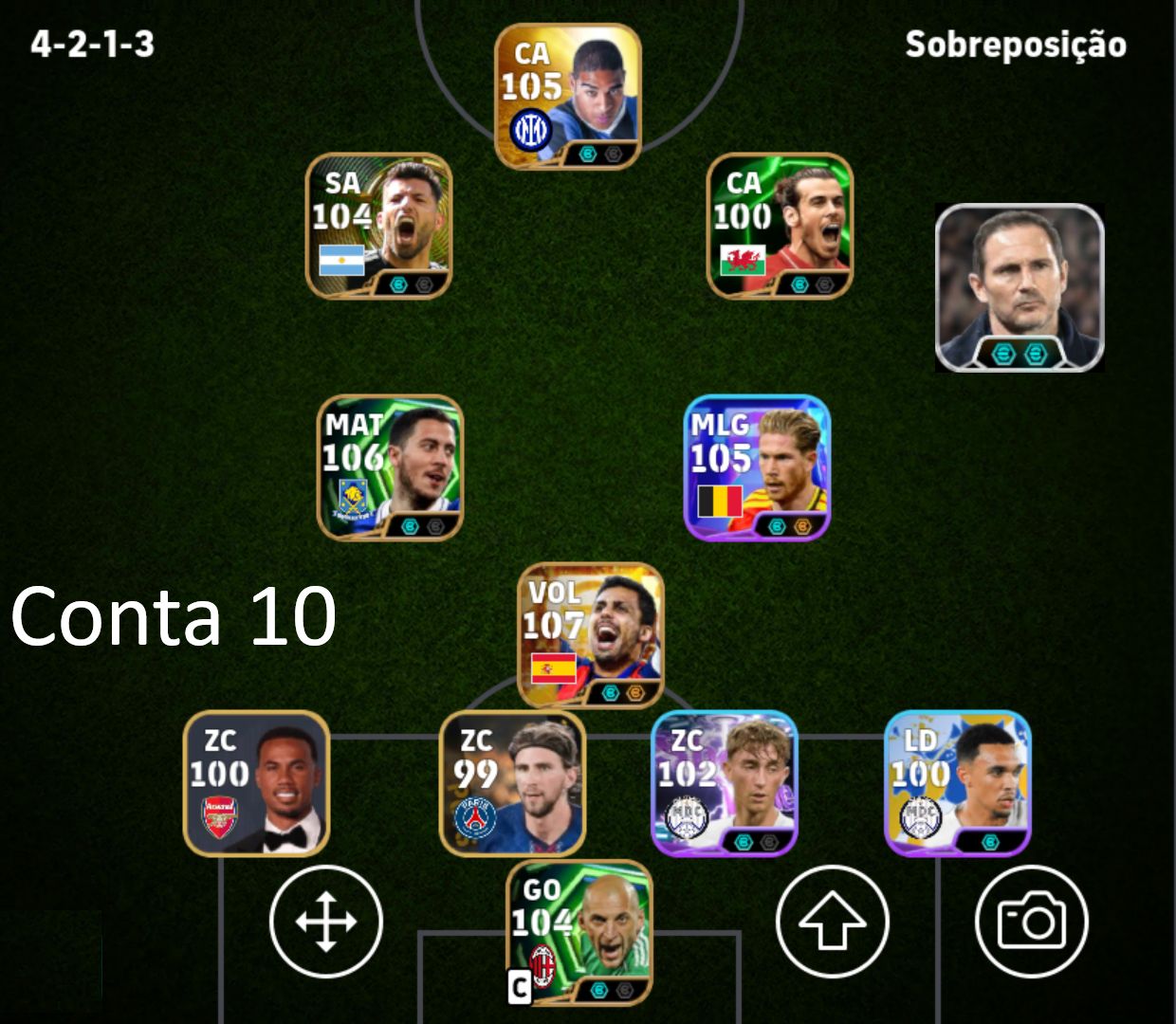 Melhores Contas Efootball Mobile Com MESSI Bigtime 109, Épicos e Showtimes Raros