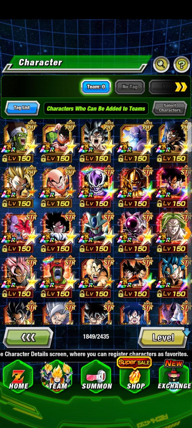 Conta Dokkan battle Avançada (GLOBAL)