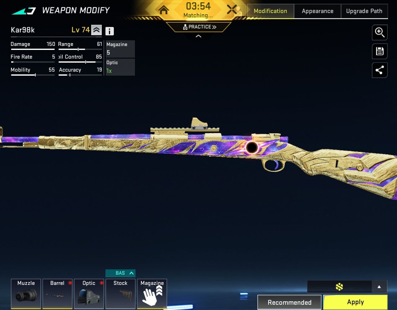 CONTA BLOODSTRIKE COM 1959 DE GOLD