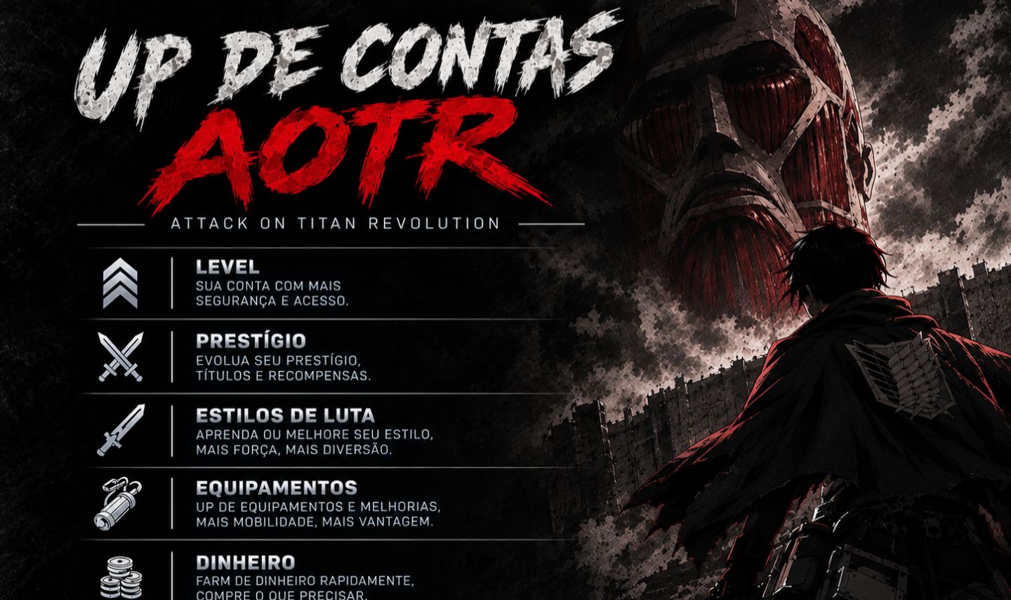 SERVIÇO UP DE CONTAS AOTR