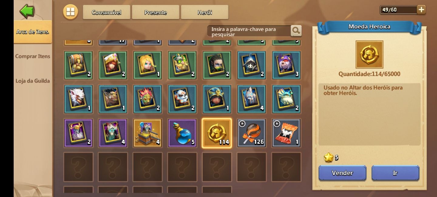 CASTLE CLASH (servidor CLÁSSICO ) Conta com o melhor time atualmente
