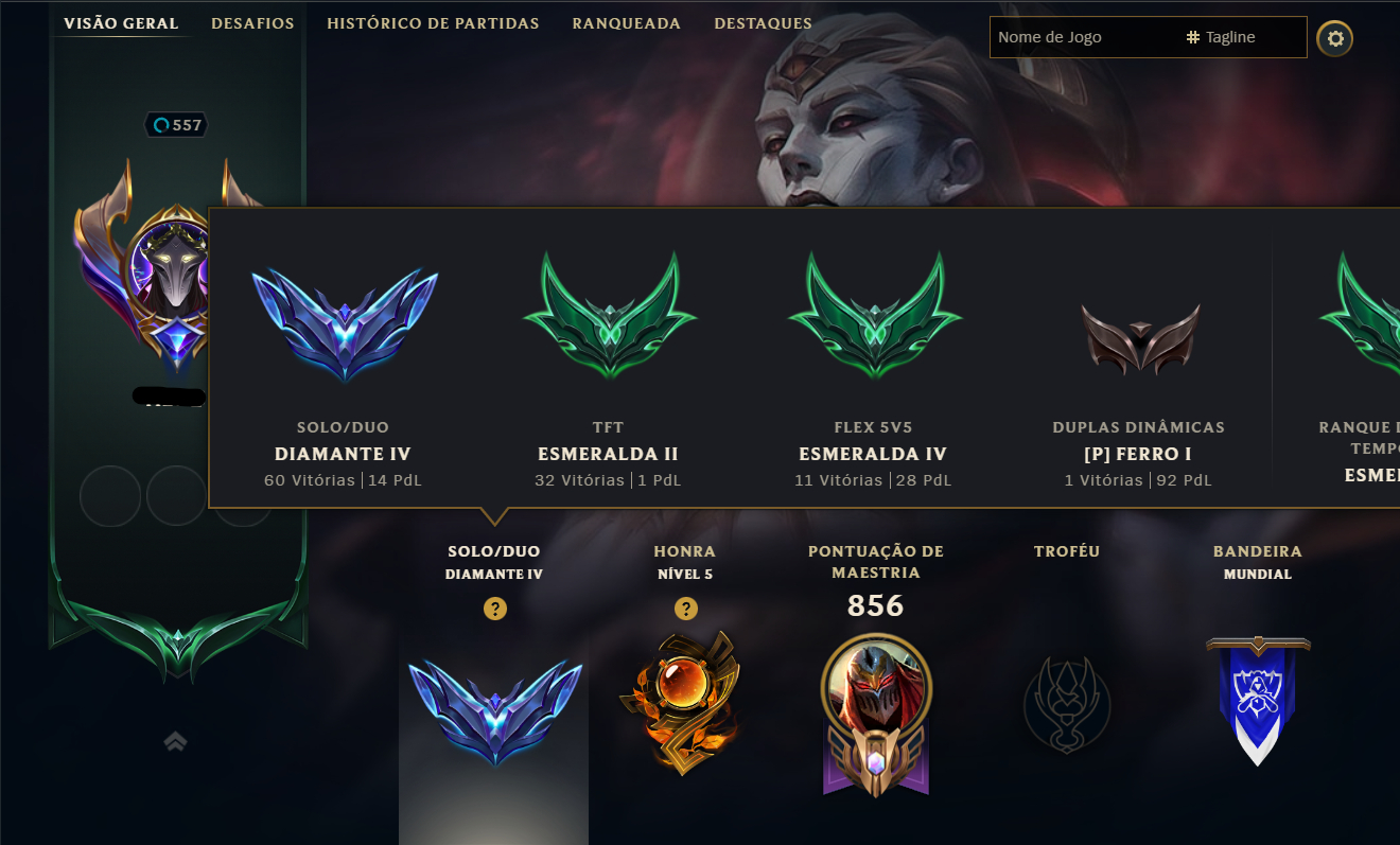CONTA LOL RARA 2013 | DIAMANTE ALL SEASONS | 283 SKINS | +VALORANT | NEVER BAN