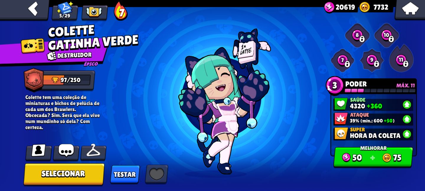 CONTA BRAWS STAR MUITO RARA E GEMADA 8 ANOS DE CRIAÇÃO FULL BRAWLES.