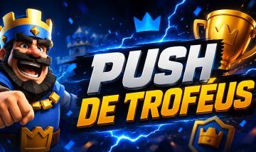 CLASH ROYALE | EVOLUÇÃO DE CONTA! UP DE TROFÉUS | MENOR PREÇO DA GGMAX!