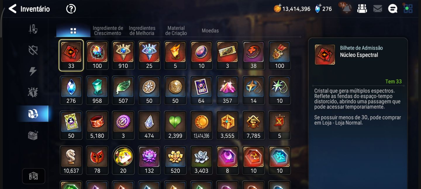 Conta epic seven com Rinak, Luna ML e muito mais!