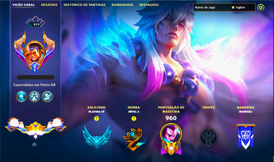 SKIN SETT FLORESCER ESPIRITUAL + [CONTA COM 300 SKINS HABILITADAS] + TROCA NICK