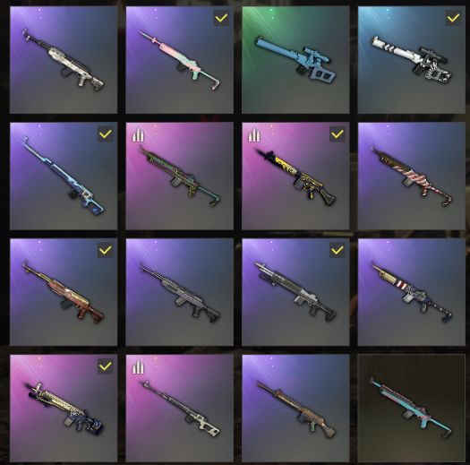 CONTA PUBG AUG NEON LEVEL 8 + CHROMA LARANJA , Glasya + Eve