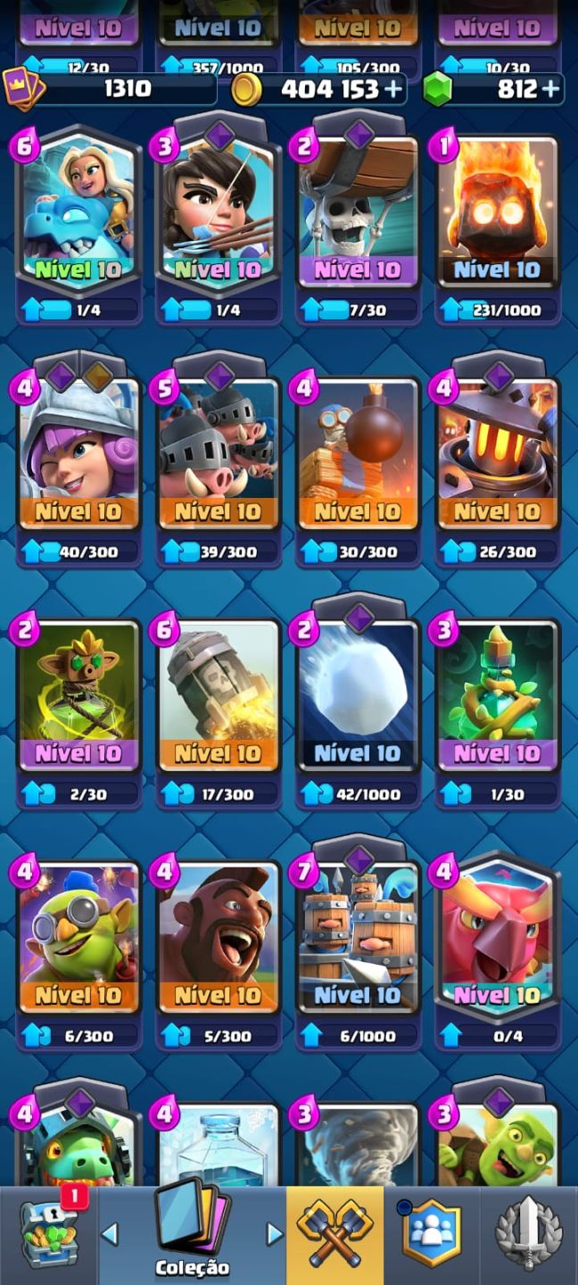 COMBO! Conta Brawl Stars + Clash Royale!! AMBAS GEMADAS!