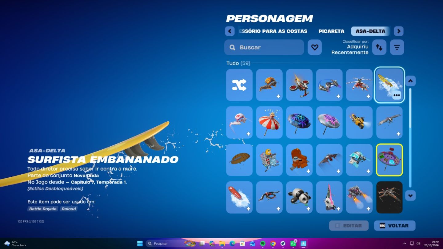 Conta de fortnite try hard