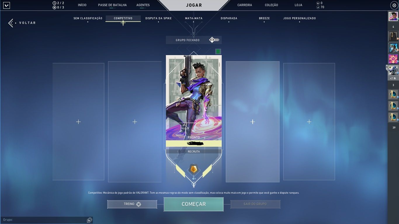 Conta Ouro Smurf Valorant