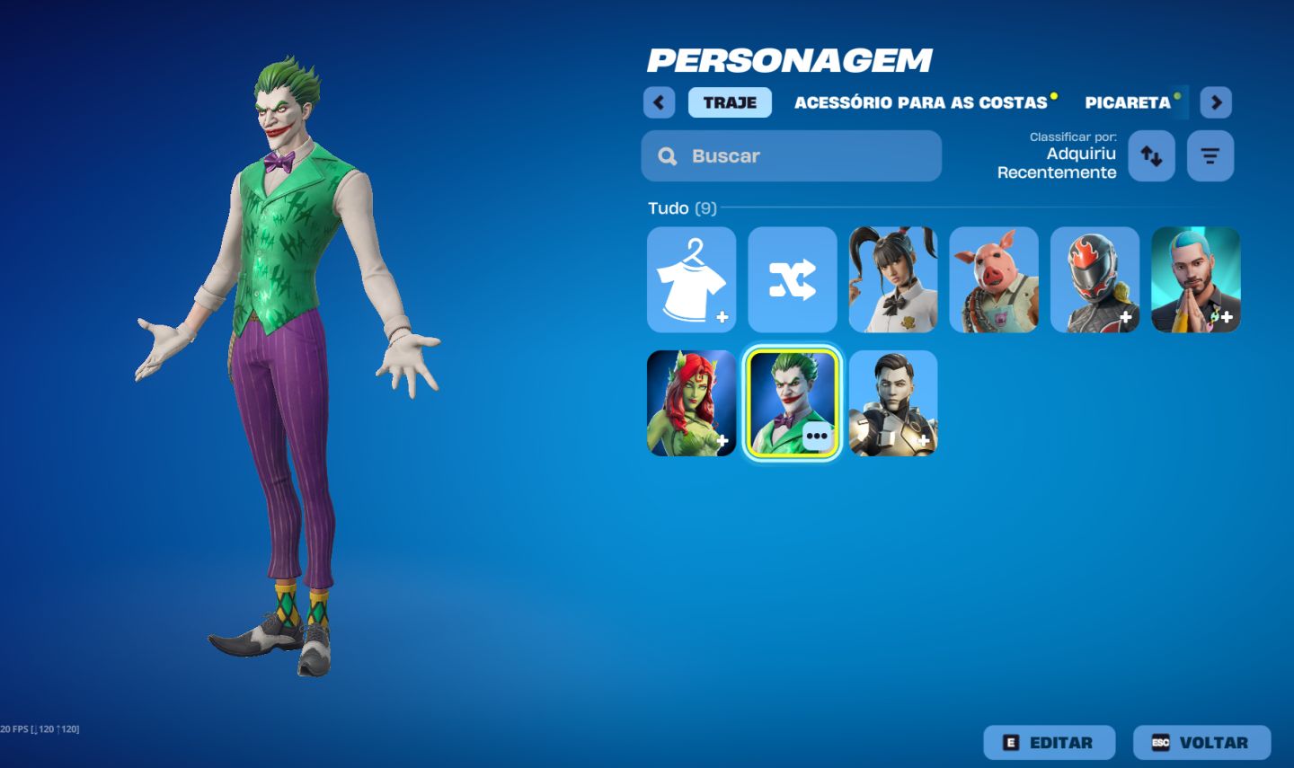 CONTA TRYHARD PACOTE JOKER