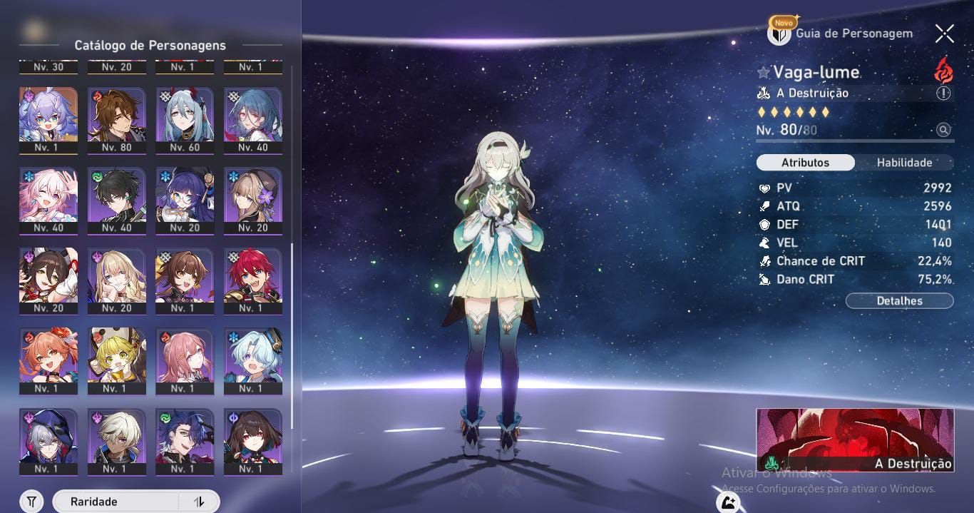 Conta HONKAI STAR RAIL