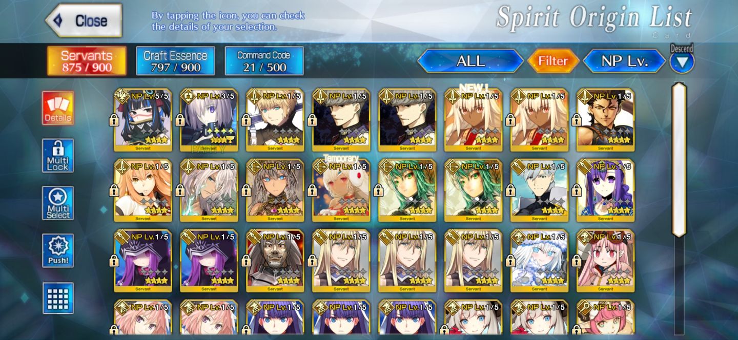 FGO NA OC1 | 9 SSR (20 NP) | Tezcatlipoca NP5 | Kukulkan NP5