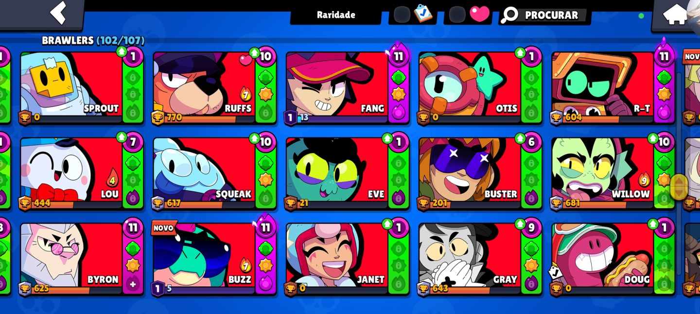 Conta de brawl stars antiga de 2021