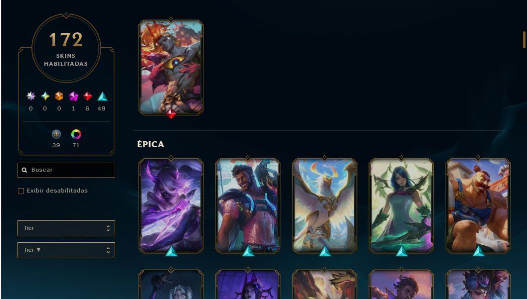 Conta LoL + Valorant + Skins Épicas