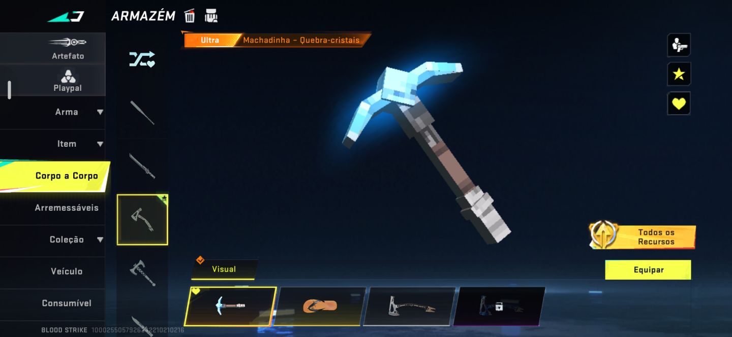 (Pra sair rapido) conta blood-strike, 5 eternas, 5 passes, Conta via netease
