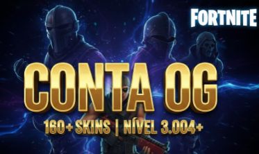 CONTA FORTNITE OG 160+ SKINS NÍVEL 3.150+