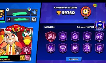 Conta Brawl Stars - Quase 60K troféus.