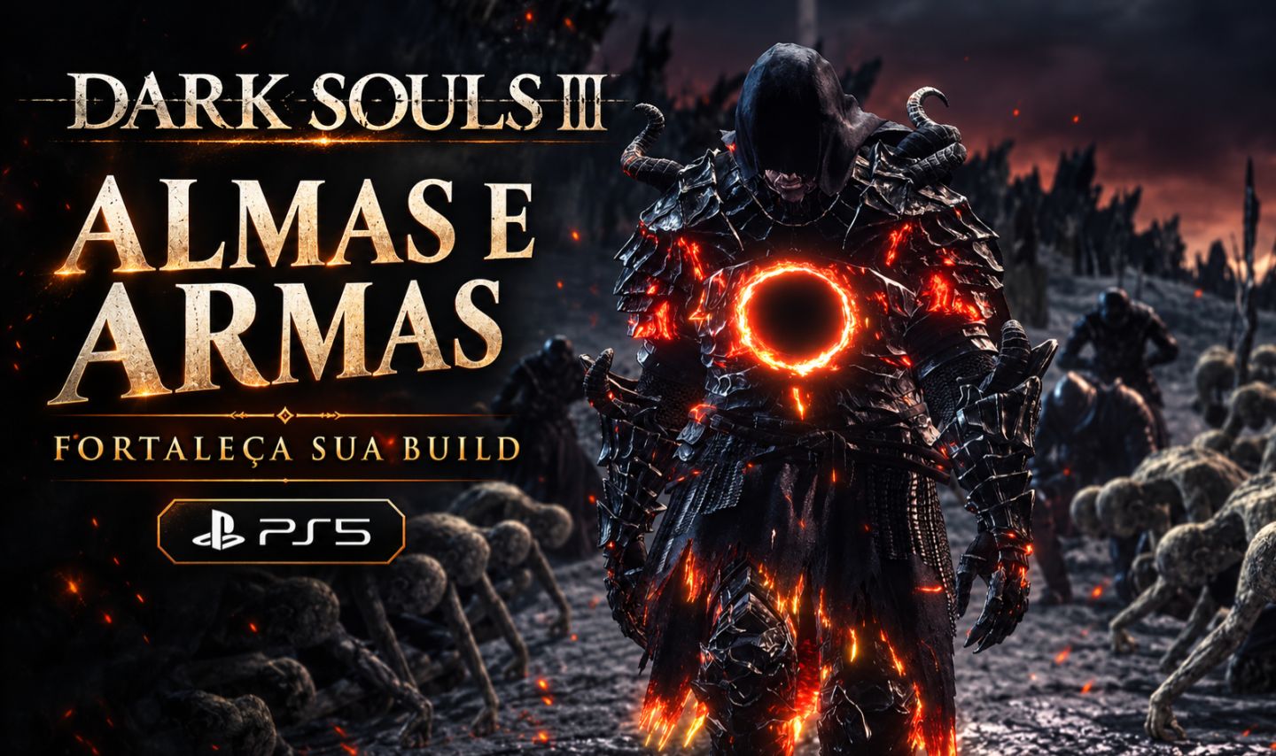 Dark Souls 3 PS5 | Almas e Armas Fortaleça sua Build!