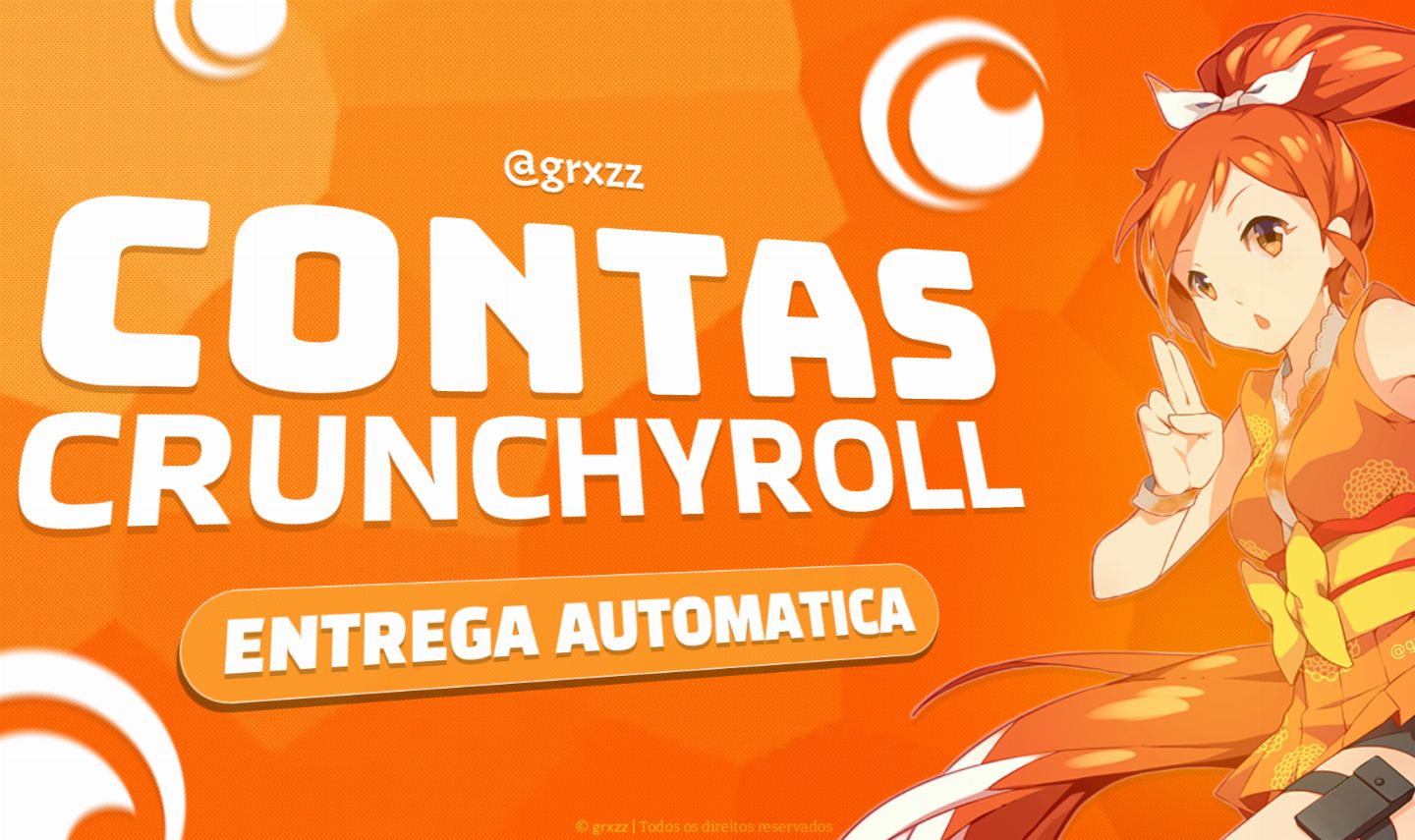 30 DIAS CRUNCHYROLL PREMIUM - MELHOR PREÇO!