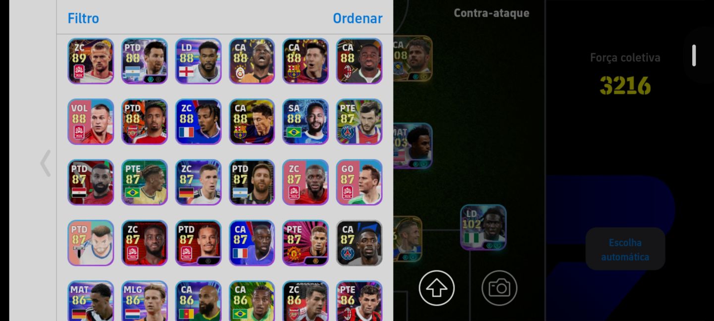 Conta de efootball com jogadores épicos de box paga