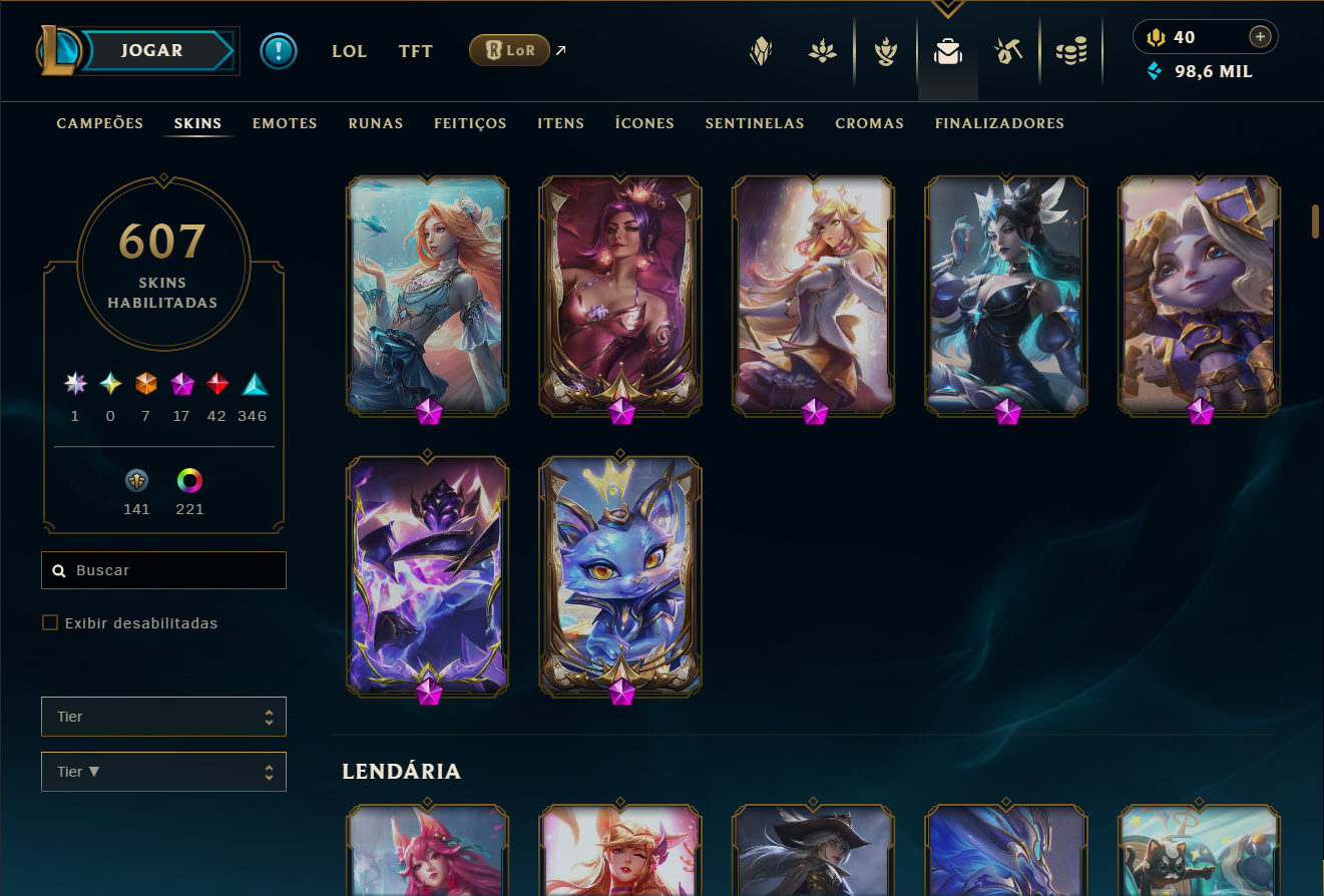 CONTA ESMERALDA | 607 SKINS | 340 EMOTES | 174 CROMAS