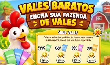 Hayday Vales coloridos BARATOS hayday