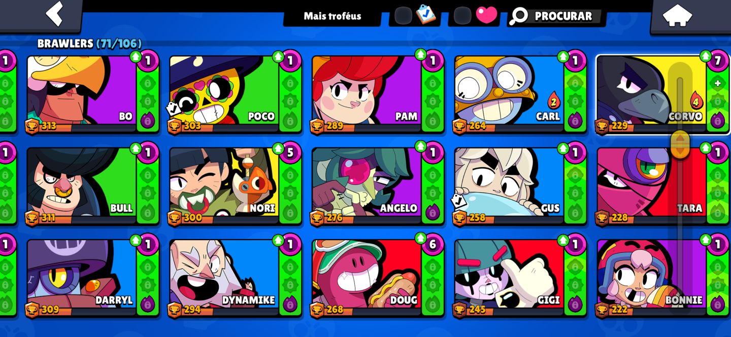 Conta brawl média