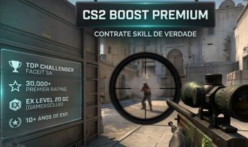 BOOST CS2 FEITO POR TOP CHALLENGER FACEIT Premier, GC e FACEIT
